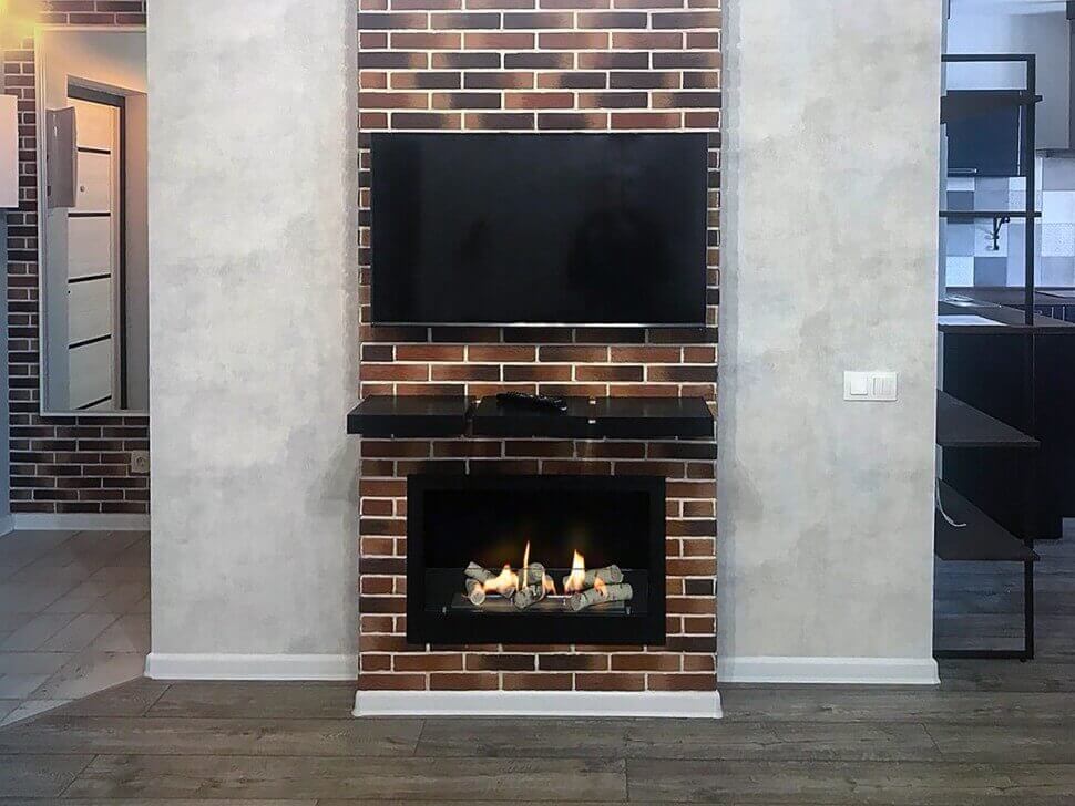 Встроенный биокамин Lux Fire Кабинет 610 М