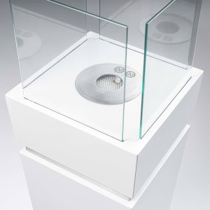 Напольный биокамин Obelisk Biofire белый